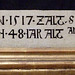 Detail of the Inscription on the Portrait of Sebastian Andorfer in the Metropolitan Museum of Art, May 2008