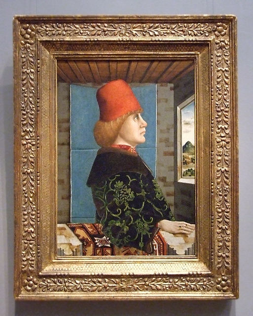 15th or 16th Century Tyrolean Portrait of a Man in the National Gallery, September 2009