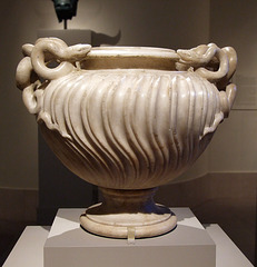 Marble Strigilated Vase in the Metropolitan Museum of Art, July 2007