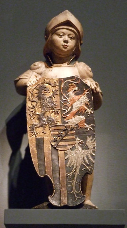 Shield Bearer with the Ducal Arms of Saxony in the Metropolitan Museum of Art, February 2010