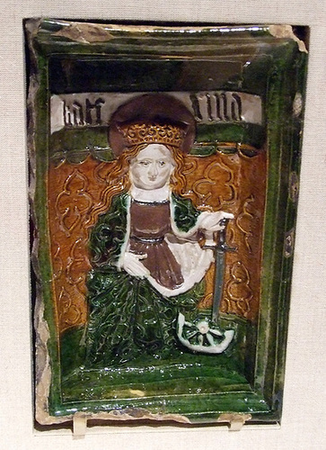 St. Catherine of Alexandria in the Metropolitan Museum of Art, January 2008