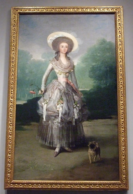 The Marquesa de Pontejos by Goya in the National Gallery, September 2009