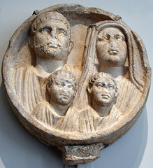 Roman Marble Funerary Relief in the Metropolitan Museum of Art, Sept. 2007