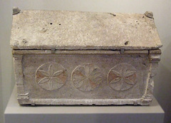 Limestone Ossuary with Lid in the Metropolitan Museum of Art, July 2007