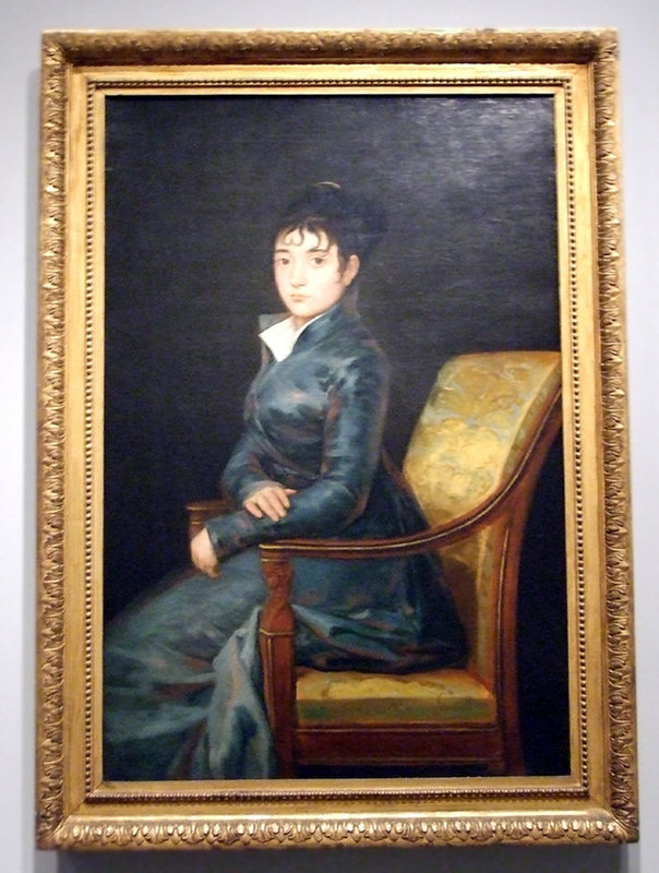 Therese Louise de Sureda by Goya in the National Gallery, September 2009