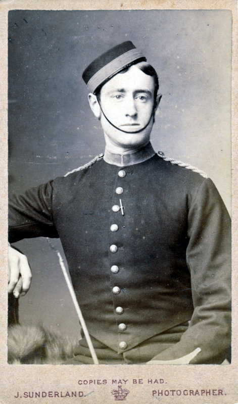 Soldier with cigar, late c19th