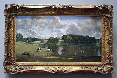 Wivenhoe Park, Essex by Constable in the National Gallery, September 2009