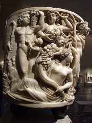 Side of the Badminton Sarcophagus in the Metropolitan Museum of Art, July 2007