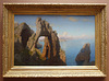 Natural Arch at Capri by Haseltine in the National Gallery, September 2009