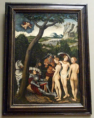 The Judgment of Paris by Cranach in the Metropolitan Museum of Art, December 2007