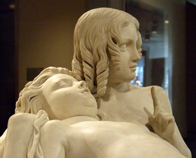 Detail of the Demidoff Table in the Metropolitan Museum of Art, July 2007