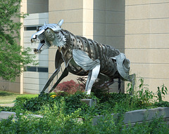 Tiger Sculpture at Princeton University, July 2011