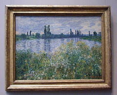 Banks of Seine, Vetheuil by Monet in the National Gallery, September 2009