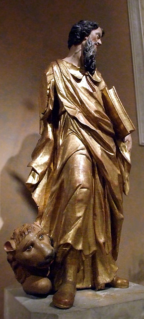 Statue of Saint Mark in the Metropolitan Museum of Art, August 2007