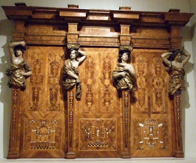 Back Panels of a Choir Stall in the Metropolitan Museum of Art, August 2007