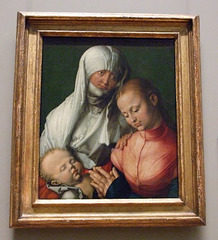 Virgin and Child with Saint Anne by Durer in the Metropolitan Museum of Art, January 2010