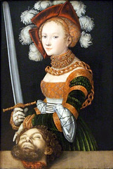 Judith with the Head of Holofernes by Cranach in the Metropolitan Museum of Art, December 2007