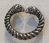 Silver Bracelet with Ram's Head Finials in the Metropolitan Museum of Art, February 2010