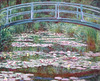 Detail of the Japanese Footbridge by Monet in the National Gallery, September 2009