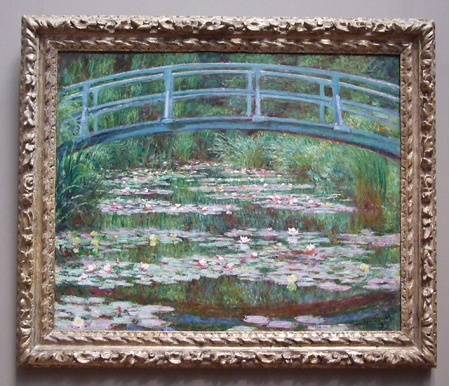 Japanese Footbridge by Monet in the National Gallery, September 2009