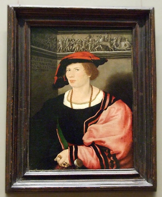 Benedikt von Hertenstein by Hans Holbein in the Metropolitan Museum of Art, December 2007