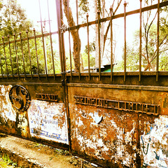 Old factory gates