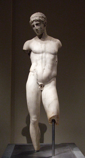 Marble Statue of a Youth in the Metropolitan Museum of Art, February 2010