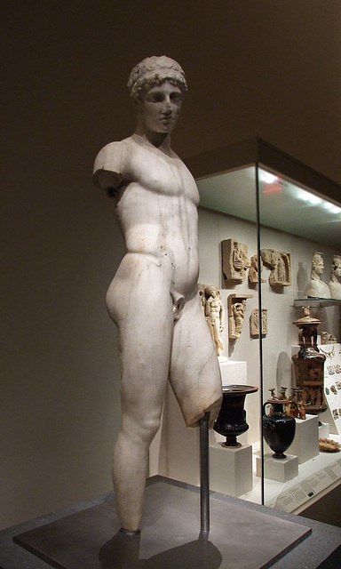 Marble Statue of a Youth in the Metropolitan Museum of Art, February 2010