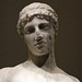 Detail of a Marble Statue of a Youth in the Metropolitan Museum of Art, February 2010