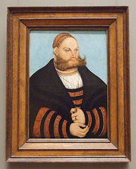 Portrait of a Man with a Gold Embroidered Cap by Cranach in the Metropolitan Museum of Art, August 2010