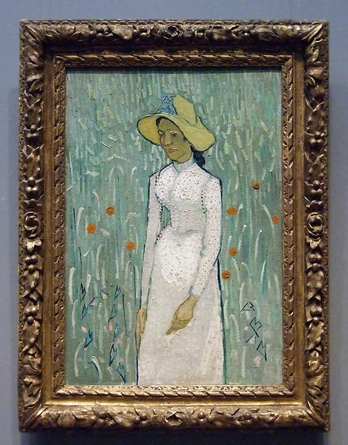 Girl in White by Van Gogh in the National Gallery, September 2009