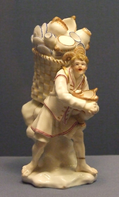Capodimonte Pottery Seller in the Metropolitan Museum of Art, April 2011
