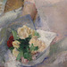 Detail of The Loge by Mary Cassatt in the National Gallery in Washington DC, Sept. 2009