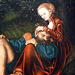 Detail of Samson and Delilah by Cranach in the Metropolitan Museum of Art, December 2007