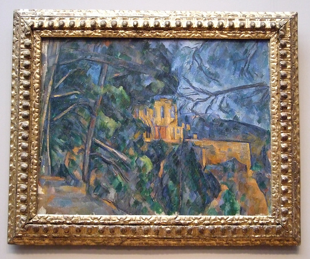 Chateau Noir by Cezanne in the National Gallery, September 2009