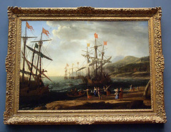 The Trojan Women Setting Fire to Their Fleet by Claude Lorrain in the Metropolitan Museum of Art, December 2007