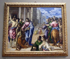 The Miracle of Christ Healing the Blind by El Greco in the Metropolitan Museum of Art, December 2007