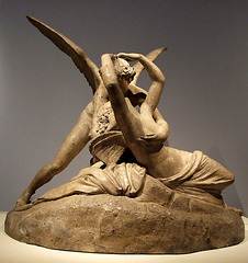 Plaster Model of Cupid & Psyche by Canova in the Metropolitan Museum of Art, July 2007