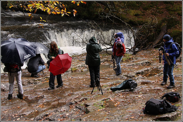 Photography in the rain.