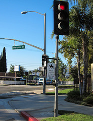 Burbank Riverside Drive horse crossing signal (3699)