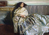 Detail of Repose by Sargent in the National Gallery, September 2009