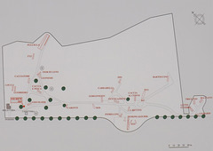 Plan of the Monterozzi Necropolis' "Calvario" Area in Tarquinia, June 2012