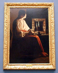 The Penitent Magdalen by Georges de La Tour in the Metropolitan Museum of Art, December 2007