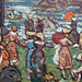 Detail of Salem Cove by Maurice Prendergast in the National Gallery, September 2009