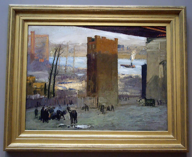 The Lone Tenement by Bellows in the National Gallery, September 2009