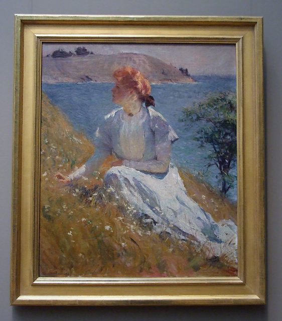 Margaret Strong by Frank Weston Benson in the National Gallery, September 2009