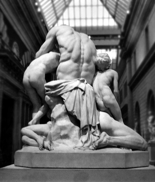 Count Ugolino and His Sons in the Metropolitan Museum of Art, Feb. 2007