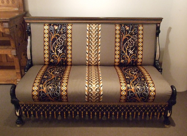 Settee Designed by Alma-Tadema in the Metropolitan Museum of Art, January 2011