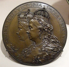 Queen Victoria's Jubilee Medallion in the Metropolitan Museum of Art, January 2011