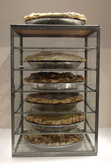 Glass Case with Pies by Oldenburg in the National Gallery, September 2009